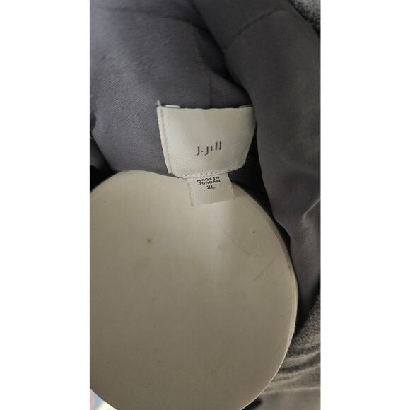 J Jill Wool Angora Toggle Buttons Gray  Coat Size XL Pockets Hood - Picture 10 of 10